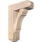 Ekena Millwork Olympic Craftsman Smooth Bracket w/ Offset Brace, Douglas Fir, 7 1/2"W x 22"D x 30"H BKT0806X22X30OLY04SDF - alternate 1
